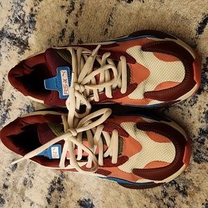 Puma RS-X Cream/Burgundy/Pink/Teal/Sage Green